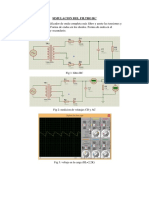 Simulacion de Filtro Rc