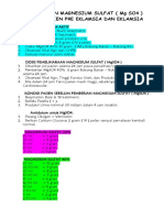Pemberian Magnesium Sulfat