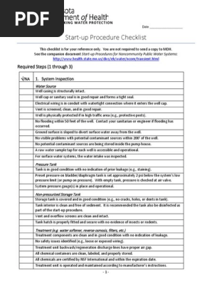 Checklist