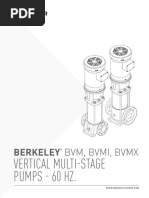 Berkeley: Vertical Multi-Stage Pumps - 60 HZ