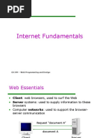 Internet Fundamentals: CS 299 - Web Programming and Design