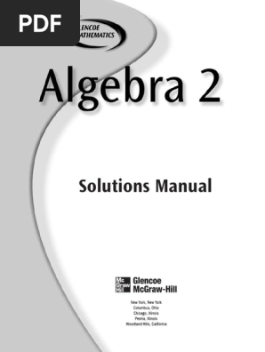 Algebra 2 Solutions Pdf Integer Rational Number