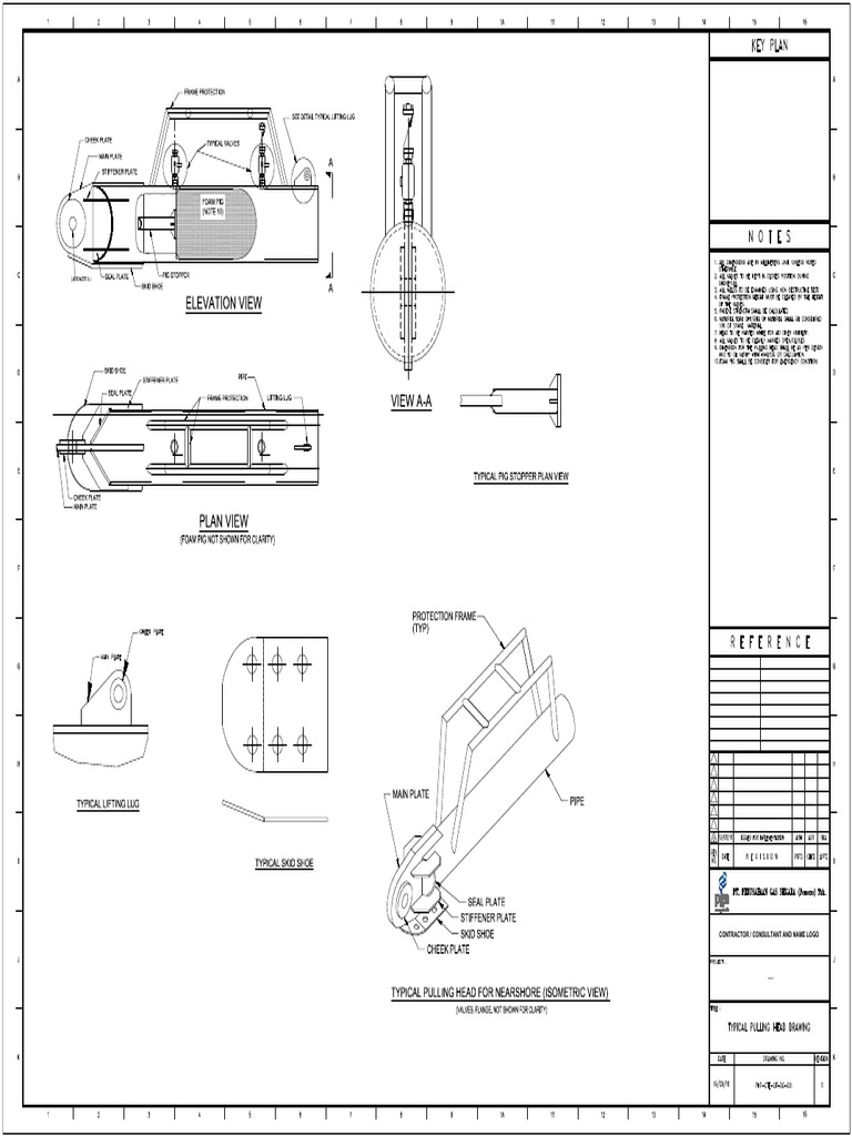 5.typical Pulling Head Drawing-Layout | PDF | Finance & Money Management