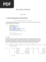 Mini Project Clustering