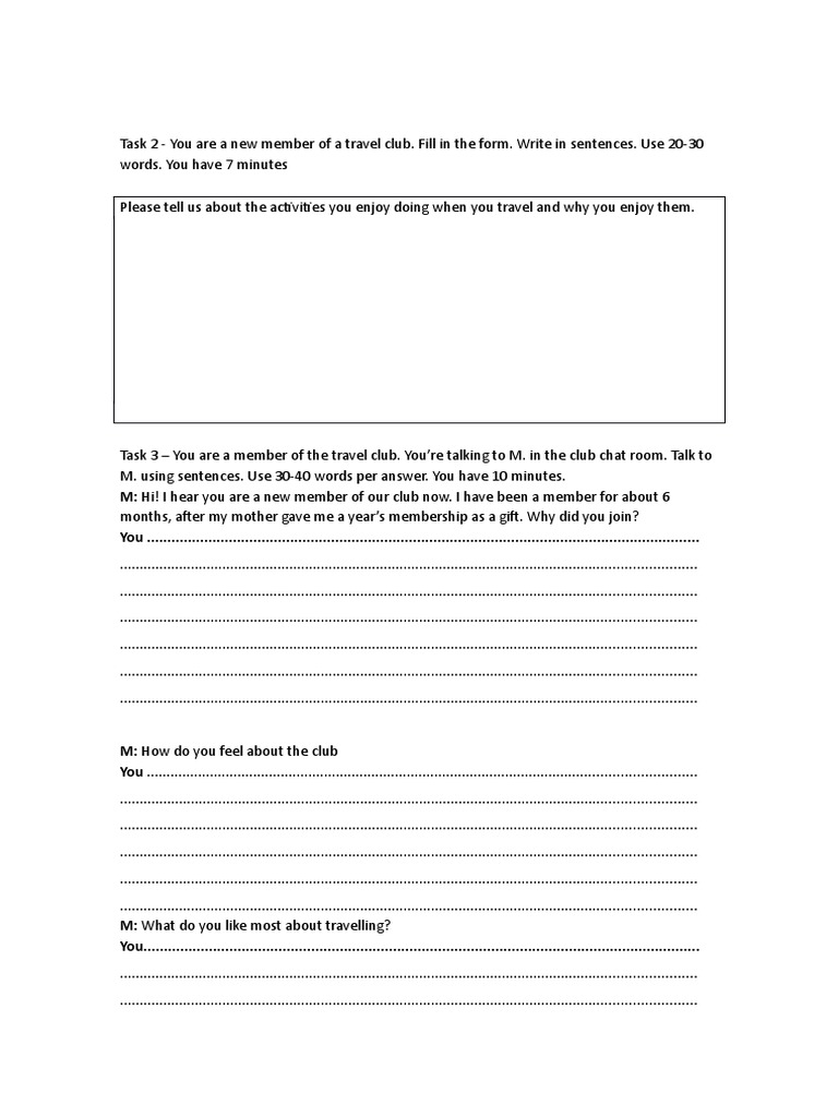 Aptis - Writing Practice | PDF | Cognition | Communication
