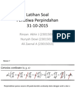 Latihan Soal Perpindahan Panas 2D