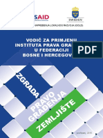 Vodic Za Primjenu Instituta Prava Gradjenja U FBiH PDF
