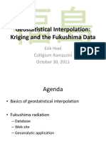 Geostatistical Interpolation: Kriging and The Fukushima Data