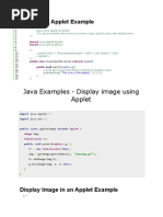 Applet Examples