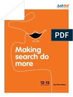 Making search do more with Just Dial annual report