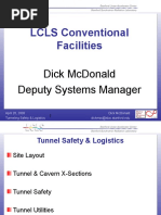 Lcls Conventional Facilities: Dick Mcdonald Deputy Systems Manager