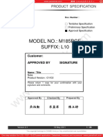 M185BGE L10 Chimei Innolux LCD Datasheet