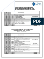 Cartel de Contenidos Semanales Adaptaciones