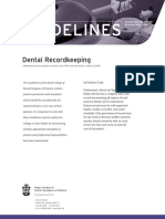 RCDSO Guidelines Dental Recordkeeping PDF