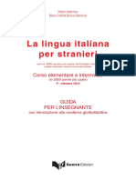 La Lingua Italiana Per Stranieri Guida