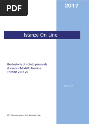 Guida Operativa Alla Compilazione Del Modello B