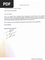 Financial Support Letter - Yara Showkat Hamarneh