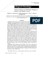 Urological Oncology: A Comparison Between Clinical and Pathologic Staging in Patients With Bladder Cancer