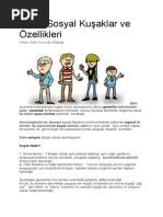 Farklı Sosyal Kuşaklar ve Özellikleri