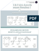 Lentur Pada Balok Tulangan Rangkap