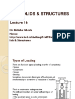 2E4: Solids & Structures: Dr. Bidisha Ghosh Notes: Lids & Structures