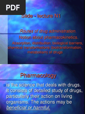 Pharmacology