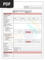 Application For Non-Creamy Layer Certificate v0.1 PDF