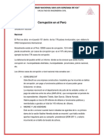 Corrupción en El Perú