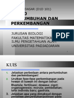 Pertumbuhan Dan Perkembangan