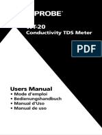 Conductivity TDS Meter: Users Manual