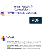 Curs 1 Teorie Si Aplicatii in Geomorfologia Environmentala