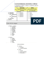 EJERCICIOS CON LISTAS NUMERADAS Blog 1A