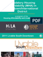 Chinatown/International: Mandatory Housing Affordability (MHA) in District