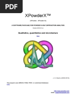 Quick User Guide For X Powder X