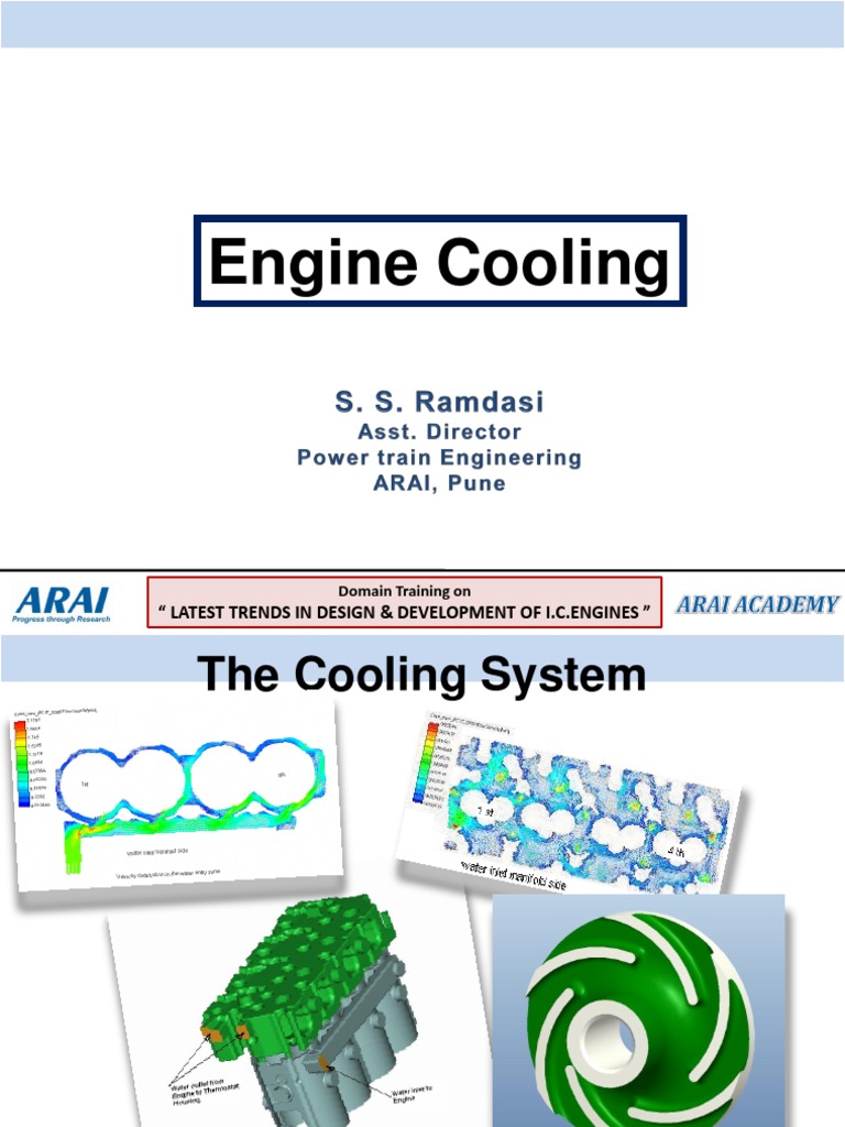 Engine Cooling: " Latest Trends in Design & Development of I.C.Engines ...