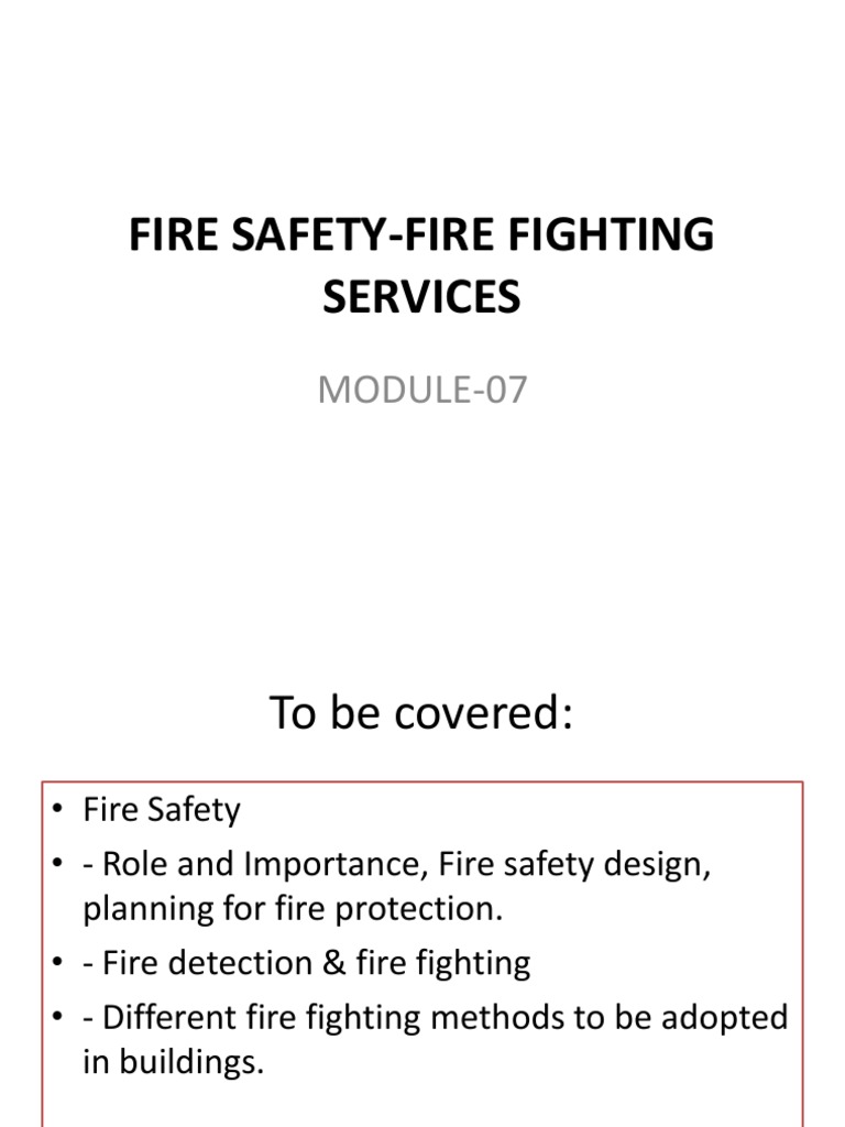 MODULE 7 Fire Safety M7 April 2014 | Download Free PDF | Fire Sprinkler ...