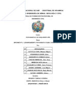 Informe de Levantamiento Topografico