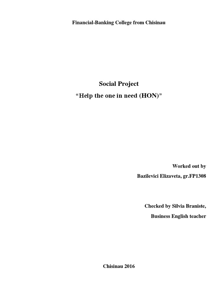 Social Project 