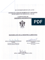 Microbiologia de La Industria Alimentaria PDF