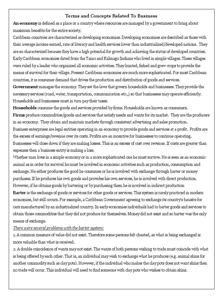 Introduction of barter system image