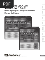 Manual Presonus StudioLive 16.4.2.( PORTUGUES) 