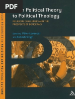 (Continuum Resources in Religion and Political Culture) Aakash Singh, Péter Losonczi-From Political Theory to Political Theology_ Religious Challenges and the Prospects of Democracy-Bloomsbury Academi