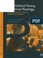 (Continuum Resources in Religion and Political Culture) Aakash Singh, Péter Losonczi-From Political Theory to Political Theology_ Religious Challenges and the Prospects of Democracy-Bloomsbury Academi