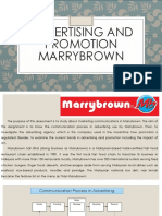 Advertising and Promotion Marrybrown
