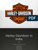 HBS Case Harley Davidson in India (A)