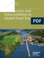 Chokepoints and Vulnerabilities in Global Food Trade