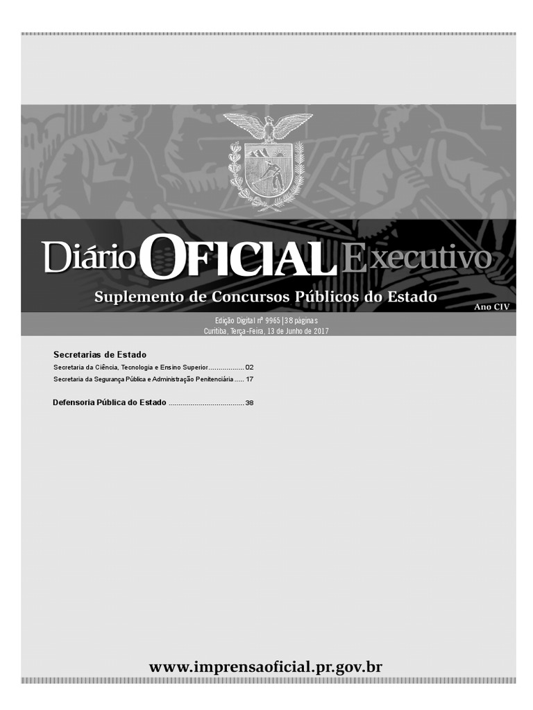 Editais do concurso do IGP são publicado no Diário Oficial do Estado -  Secretaria da Segurança Pública