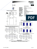 Energizer L522: Product Datasheet