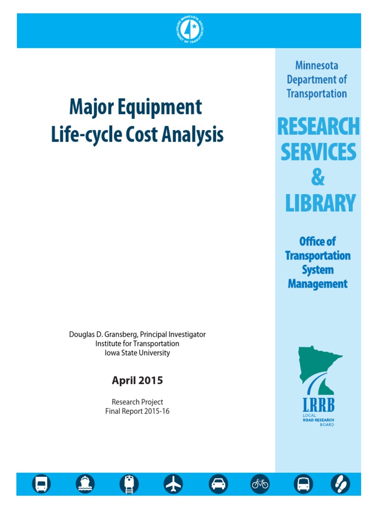 Major Equipment LifeCycle Cost Analysis PDF Sensitivity Analysis