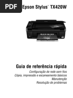 Epson Stylus TX420w Guia de referência rápida